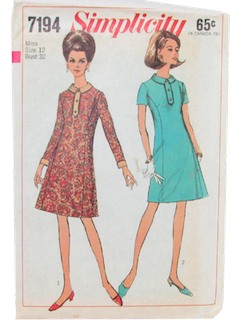 1960's Womens Pattern