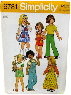 1970's Womens/Girls Pattern