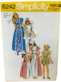 1970's Womens/Girls Pattern