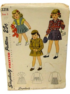 1940's Womens/Childs Pattern