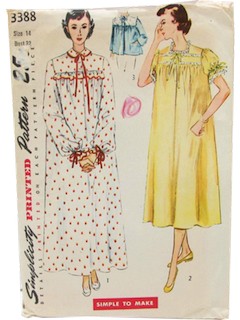 1960's Womens Pattern