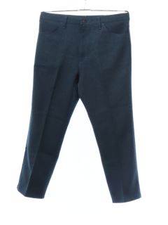 1970's Mens Wrangler Blue Jeans-Cut Pants