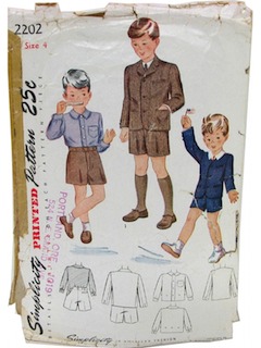 1940's Mens/Childs Pattern