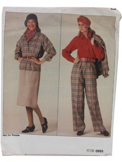 1990's Womens Sewing Pattern