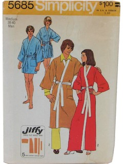 1970's Unisex Pattern