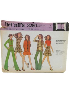 1970's Womens Sewing Pattern