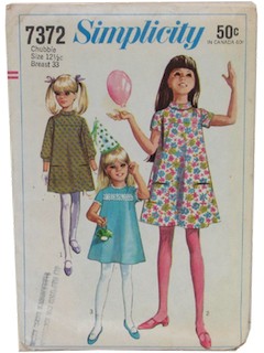 1960's Womens/Childs Pattern