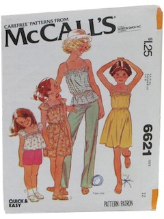 1970's Womens/Childs Pattern