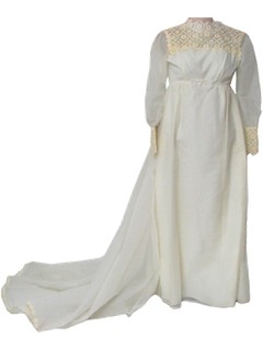 1970's Womens Wedding Dress