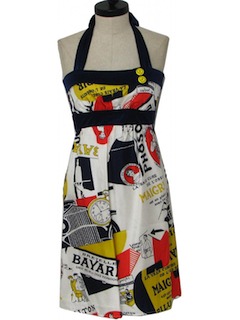 1990's Womens Mini Halter Sun Dress