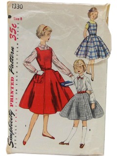 1950's Womens/Child Dress Pattern