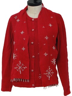 1980's Womens Ugly Christmas Sweater