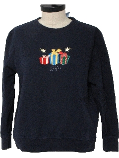 1980's Womens Ugly Christmas Sweatshirt