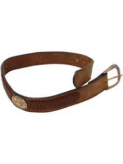 1990's Womens Accessories - Leather Western Belt