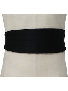 1980's Mens Accessories Cummerbund