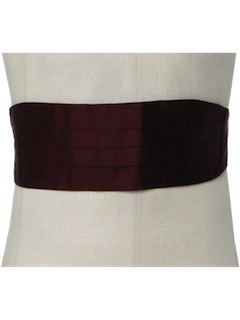 1960's Mens Accessories Cummerbund