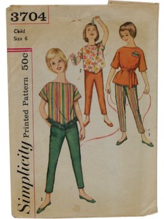 1960's Womens/Childs Pattern