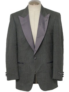 1980's Mens Totally 80s Tuxedo Jacket