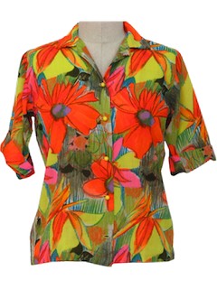 Womens 1960's Shirts at RustyZipper.Com Vintage Clothing (page 2)
