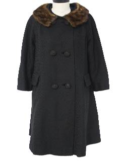 1960's Womens Duster Coat or Wedge Jacket