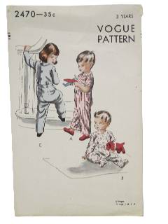 1940's Unisex/Childs Pattern