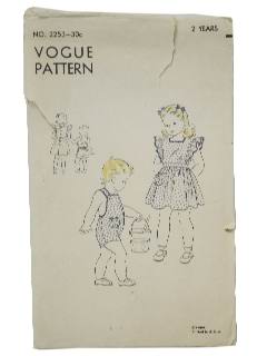 1960's Womens/Childs Pattern