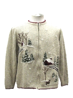 1980's Womens Ugly Christmas Sweater 