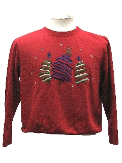 1980's Womens Ugly Christmas Sweatshirt