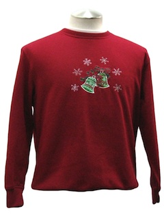 1980's Womens Ugly Christmas Sweatshirt