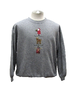 1980's Womens Ugly Christmas Sweatshirt