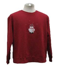 1980's Womens Ugly Christmas Sweatshirt