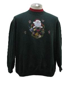 1980's Womens Ugly Christmas Sweatshirt