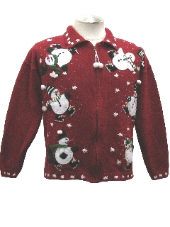 1980's Womens Ugly Christmas Sweater 