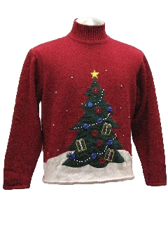 1980's Womens Ugly Christmas Sweater 