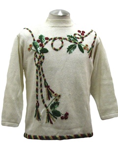 1980's Womens Ugly Christmas Sweater