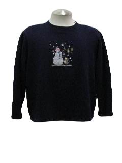 1980's Womens Ugly Christmas Sweatshirt