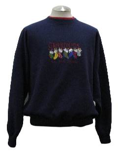 1980's Womens Ugly Christmas Sweatshirt