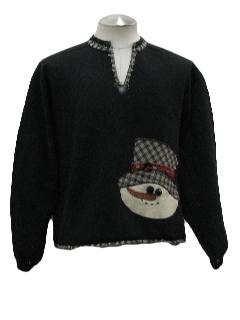 1980's Womens Ugly Christmas Sweatshirt 