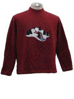 1980's Womens Ugly Christmas Sweatshirt