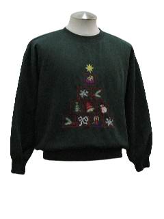 1980's Womens Ugly Christmas Sweatshirt 