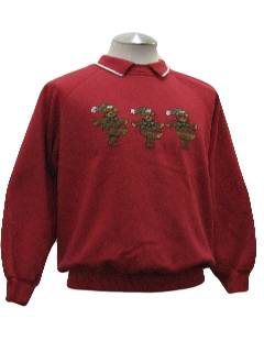 1980's Unisex Ugly Christmas Sweatshirt