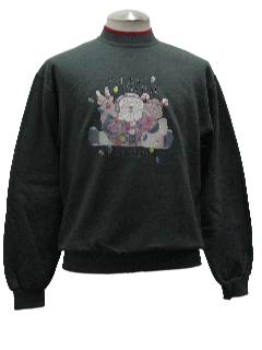 1980's Womens Ugly Christmas Sweatshirt