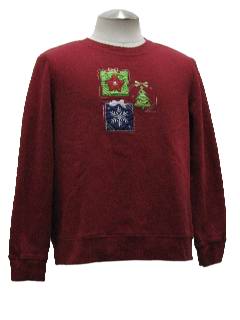 1980's Womens Ugly Christmas Sweatshirt