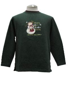 1980's Womens Ugly Christmas Sweatshirt 