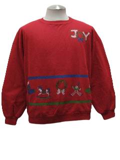 1980's Unisex Ugly Christmas Sweatshirt