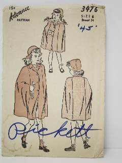 1940's Girls Pattern