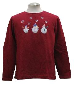 1980's Womens Ugly Christmas Sweatshirt