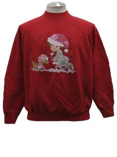 1980's Womens Ugly Christmas Sweatshirt