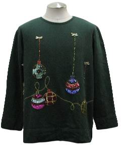 1980's Womens Ugly Christmas Sweatshirt