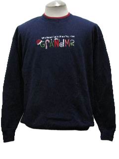 1980's Womens Ugly Christmas Sweatshirt